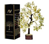 AstraVeda Green Aventurine Tree, Tree of Life, Crystal Tree, Feng Shui Tree, Positive Energy Tree, Meditation Gift, Crystals and Stones, Spiritual Items, 300 Bead