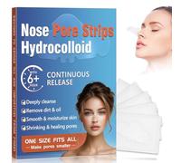 AstraVox Blackhead Remover Nose Pore Strips, Deep Cleansing, Hydrocolloid Patches for All Skin, Effectively Absorb Oil, Remove Blackheads, Dirt, Suitable for Men and Women, Easy to Use (Transparent)