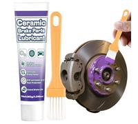 AstraVox Ceramic Brake Grease for Anti-Seize & Squeal, High Temperature Resistant Ceramic Grease with Brush for Caliper, Pin, Pad and Metal Parts, Rust Corrosion, Efficient Lubrication