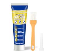 AstraVox Copper Grease with a Brush, Waterproof Brake Grease for Automotive Applications, Spark Plugs, and Brake Pads, Anti Seize Compound, Effective Lubrication, Protects against Wear Corrosion (1)