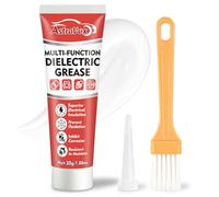 AstraVox Dielectric Grease, with A Brush, Silicone Grease for Electrical Connectors, Spark Plugs, O Rings, Automotive, Marine, Insulation Protection, Waterproof & Heat Resistant (1.06oz)