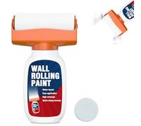 AstraVox White Roller Paint 500g, Water-Based White Paint for Walls, Ceilings, Integrated Paint Roller Kit Effectively Covers Graffiti, Footprints, Scratches, Quick Drying, Low Odor, Easy to Use (1)