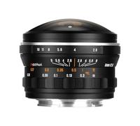 AstrHori 6mm F2.8 220° Ultra Wide Circular Fisheye Lens Manual Focus Full Frame Prime Lens for Sony E mount Mirrorless Cameras
