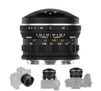 AstrHori 6mm F2.8 Full Frame Circular Fish Eye Lens, Ultra Wide Angle 220° Creative Lens with Manual Focus for Photography and Video, for E/L/RF/Z Mount (E-Mount)