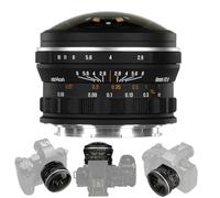 AstrHori 6mm F2.8 Full Frame Circular Fish Eye Lens, Ultra Wide Angle 220° Creative Lens with Manual Focus for Photography and Video, for E/L/RF/Z Mount (L Mount)