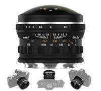 AstrHori 6mm F2.8 Full Frame Circular Fish Eye Lens, Ultra Wide Angle 220° Creative Lens with Manual Focus for Photography and Video, for E/L/RF/Z Mount (NZ Mount)