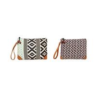 ASTRID Cotton Pouches, blue textured, blue textured, Travel Accessories