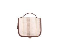 ASTRID - Cotton Travel Makeup Organizer Box, White
