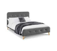 Julian Bowen Astrid Curved Retro Buttoned Bed Super King