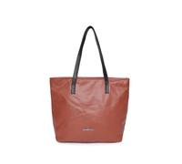 ASTRID Dual Compartment Handbag With Zipper Closure For Women And GIrls, brown, One Size, Tote Bag