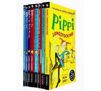 Astrid Lindgren Collection 8 Books Set (Pippi Longstocking, Goes Aboard, in the South Seas,Emil and the Sneaky Rat,Emil's Clever Pig,Emil and the Great Escape, Lotta Says 'No!', Lotta Makes a Mess)