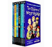 Astrid Lindgren Collection 8 Books Set (The Children of Noisy Village, Happy Times in Noisy Village, Nothing but Fun in Noisy Village,World's Best Karlsson,Karlsson Flies Again, on the Roof & More)