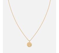 Astrid & Miyu Aquarius Zodiac 18-Karat Plated Recycled Sterling Silver Necklace