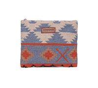 ASTRID Multicolor Textured Cotton Dhurry Girls Pouch, GREEN, S, Cosmetic Bag, GREEN, S, Cosmetic Bag