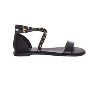 Astrid Studded Leather Flat Sandal - female - Michael Kors - Flat Sandals - Black - 3 UK - Shoes 3 UK