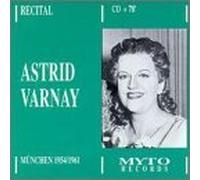 Astrid Varnay: Recital (Munchen 1954/1961) by Astrid Varnay
