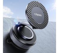 Astriva Vacuum Magnetic Phone Holder, 360° Rotating Adjustable Car Suction Cell Phone Mount, Foldable 360° Adjustable Portable Phone Stand for iPhone 17/16/15/14/13/12 Mag Safe