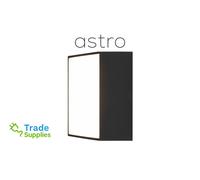 Astro 5.3W Square LED Wall Indoor Outdoor Garden Decoratie Light Black IP65