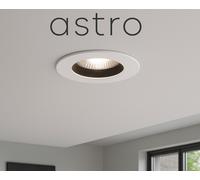 Astro LED Downlight IP65 White Vetro Round 1254013
