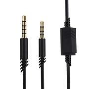 Astro A10 A10 Gen 2 A30 A40 A40 tr Replacement Cable, Compatible with Logitech Astro A10 A10 Gen 2 A30 A40 A40 tr Gaming Headsets 3.5mm Gaming Headsets Audio line, Inline Mute Cord, 6.6 Ft, Black