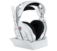 Logitech G Astro A50 LIGHTSPEED Wireless Gaming Headset + Base Station (Gen 5), PRO-G GRAPHENE, 3-System Switching, USB-C to Xbox, PS5, PC/Mac or Nintendo Switch, Bluetooth - White