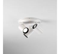 Astro Aqua 3 Light Round Spotlight Plate - Matt White