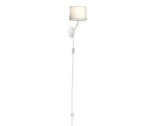 Astro Arbor Plug-in Indoor Wall Light (Matt White), LED E14/SES Lamp, Designed in Britain - 1479002-3 Years Guarantee