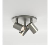 Astro Ascoli 3 Light Round Spotlight Plate - Matt Nickel