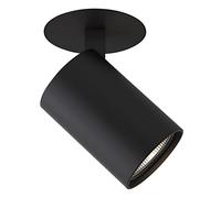 Astro Ascoli Flush Fire-Rated Indoor Spotlight (Matt Black), GU10 LED Lamp, Designed in Britain - 1286096-3 Years Guarantee