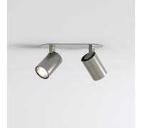 Astro Ascoli Twin Recessed Indoor Spotlight (Matt Nickel), GU10 Lamp, Designed in Britain - 1286099-3 Years Guarantee