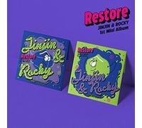 ASTRO - ASTRO JINJIN & ROCKY [ RESTORE ] 1st Mini Album ( STAYCATION + VACATION SET. ) ( 2 CD+FOLDED POSTER(LIMITED!)+2 Photo Book+2 Lyric Paper+4 Photo card+2 Photo SET+2 Folded Poster(On pack) )