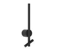 Astro Baton LED Wall Light with Reading Light - Matt Black