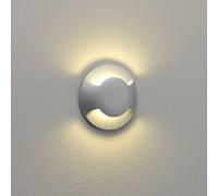 Astro Beam Up & Down LED Outdoor Recessed Wall Light - Matt Painted Silver