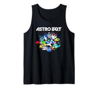 Astro Bot and Friends Character Burst Colorful Video Game Tank Top