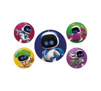 Astro Bot 'Bot Crew' 5 Piece Button Badge Set Button Badges Gaming