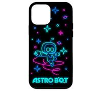 Astro Bot Neon Style Stars and Planets Video Game Case for iPhone 12 mini