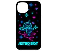 Astro Bot Neon Style Stars and Planets Video Game Case for iPhone 13