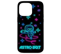 Astro Bot Neon Style Stars and Planets Video Game Case for iPhone 14 Pro Max