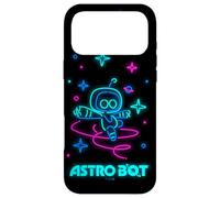Astro Bot Neon Style Stars and Planets Video Game Case for iPhone 17 Pro Max
