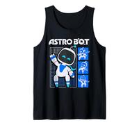 Astro Bot Pose Grid Collage with Logo Video Game Tank Top