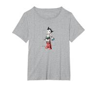 Astro Boy MECANICAL(Atom A) (C) TEZUKA Productions T-Shirt, Women's Plus, Heather Grey, 1X