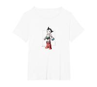 Astro Boy MECANICAL(Atom A) (C) TEZUKA Productions T-Shirt, Women's Plus, White, 5X