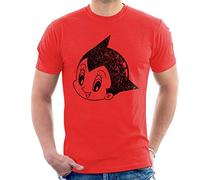 Astro Boy Smiling Portrait Men's T-Shirt Red