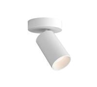 Astro Can 50 Single Ceiling Light/ Wall Lamp LED Matt White
