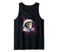 Astro Cat Exploration Space Odyssey Tank Top