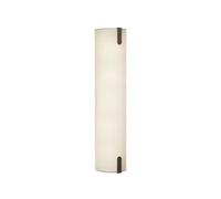 Astro Elba 600mm Flush 2 Light Wall Fitting in Putty Polycotton Fabric with Metal Details
