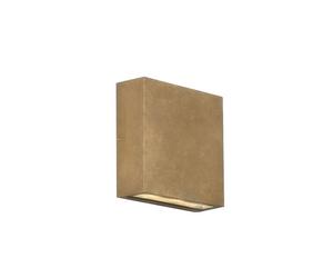 Astro Elis Coastal Twin LED Wall Outdoor Lamp Antique Brass