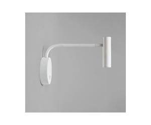Astro Enna Single LED Adjustable Switched Wall Fitting in Matt White Finish
