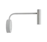 Astro Enna Single LED Adjustable Switched Wall Fitting in Matt White Finish
