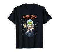 Astro Frog Explorer Space Adventure Astronaut T-Shirt
